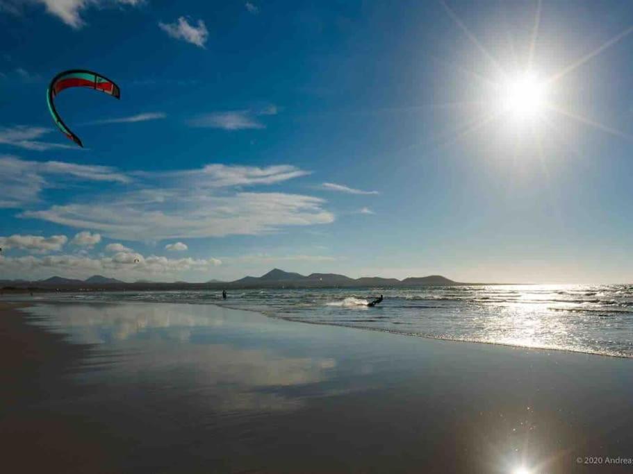 Famara, Apto. En Zona Tranquila A 200M Del Mar. 아파트 외부 사진